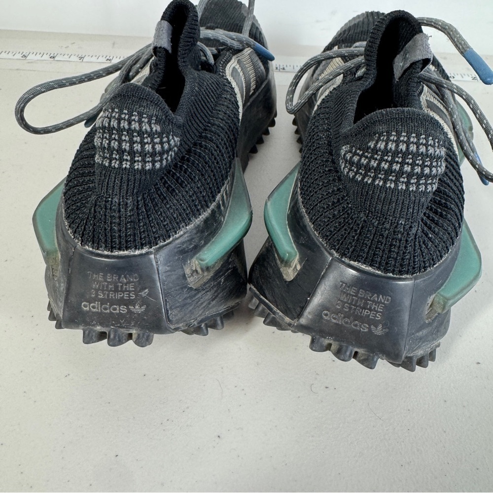 Adidas NMD S1 Black Knit Sneakers Size 8.5 Trail Grip Athletic Running Shoes - Picture 8 of 16